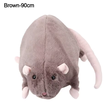 Creative 30/45/90cm Mouse Oversized Flower Branch Rat Cartoon Soft Animal Figure Gift Birthday Stuffed & Plush Animals
