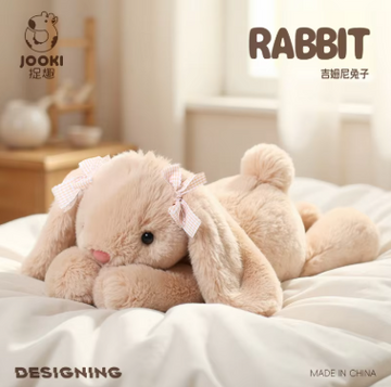 35CM Cute Rabbit Stuffed Plush Toy Long Ear Easter Bunny Soft Plushies Doll Sleeping Bedroom Decor Baby Girls Birthday Kid Gifts