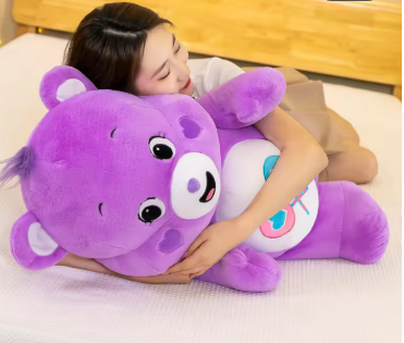 30CM Carebears Kawaii Rainbow Bear Plush Toy Lovely Anime Colorful Bear Stuffed Doll Room Decor Lovely Bear Birthday Gift
