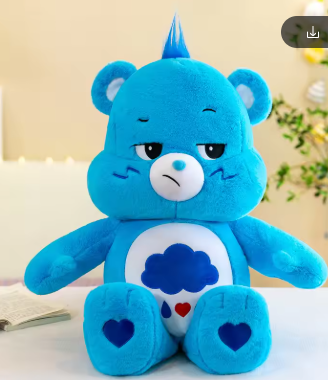 30CM Carebears Kawaii Rainbow Bear Plush Toy Lovely Anime Colorful Bear Stuffed Doll Room Decor Lovely Bear Birthday Gift