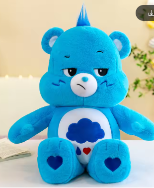 30CM Carebears Kawaii Rainbow Bear Plush Toy Lovely Anime Colorful Bear Stuffed Doll Room Decor Lovely Bear Birthday Gift