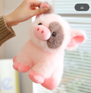 1pcs Cute Little Pig Miyoni Plush Toy Kawaii Stuffed Animal Piggy Soft Doll Sleep Companion Gift For Girl Boy