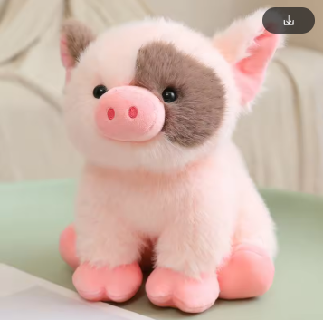 1pcs Cute Little Pig Miyoni Plush Toy Kawaii Stuffed Animal Piggy Soft Doll Sleep Companion Gift For Girl Boy