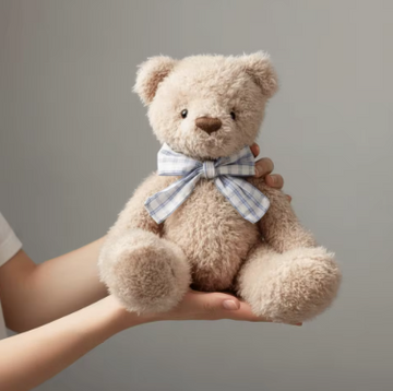 Christmas Gift Soft Bear Cute Fluffy Brown Soft Stuffed Animal Sweater Bear Children Gits Stuffed Animal Birthday Gift