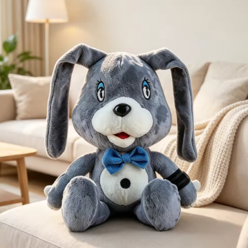20cm New Walten Files Rocket Plush Toys Movie Stuffed Animal Soft Fluffy Grey Rocket Plush Doll Kids Toys Fans Birthday Gifts