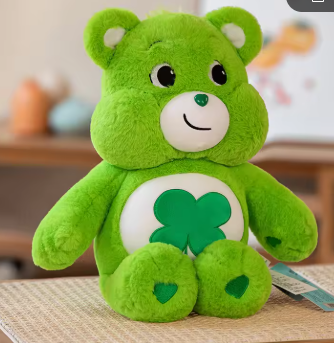 30CM Carebears Kawaii Rainbow Bear Plush Toy Lovely Anime Colorful Bear Stuffed Doll Room Decor Lovely Bear Birthday Gift