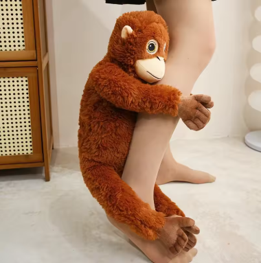 Funny Orangutan Plush Toys Simulation Monkey Orangutan Doll Stuffed Animals Plush Toys Anime Cartoon Decor Birthday Gifts..