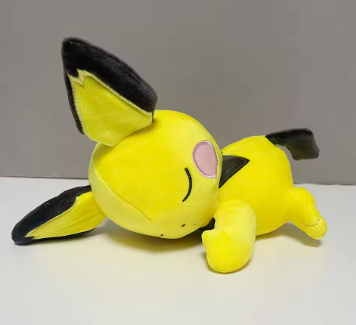 Sleeping Plush Stuffed Animal Cartoons Doll Soft Cute Pichu Doll Christmas Gifts