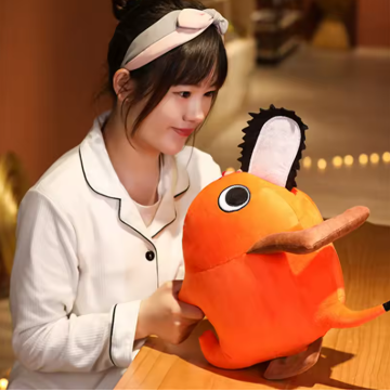 10/20/25/40cm Chainsaw Man Pochita Pendant Dolls Plush Toy Cartoon Pochita Pillow Stuffed Soft Toy for Kids Birthday Gift
