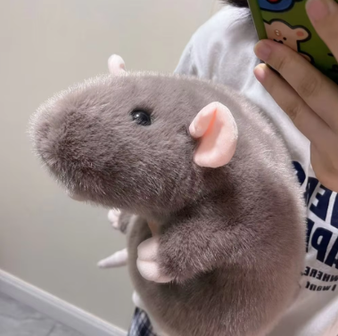Creative 30/45/90cm Mouse Oversized Flower Branch Rat Cartoon Soft Animal Figure Gift Birthday Stuffed & Plush Animals