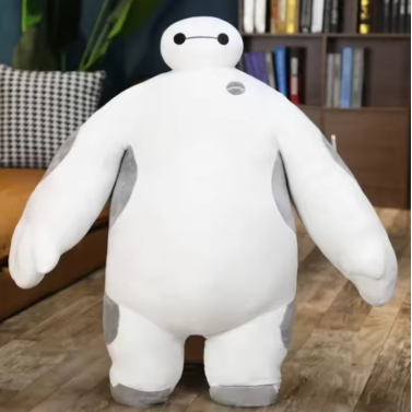 Disney Movie Big Hero 6 Peripherals Figure Plush Stuffed Toy Big Hero Baymax Comfortable Pillow Doll Room Ornament Holiday Gift