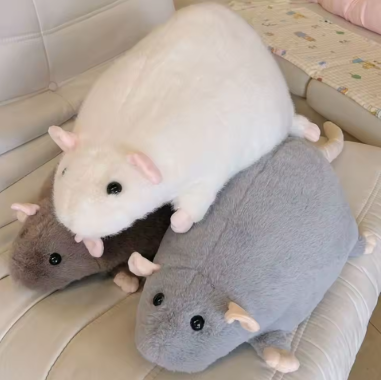 Creative 30/45/90cm Mouse Oversized Flower Branch Rat Cartoon Soft Animal Figure Gift Birthday Stuffed & Plush Animals