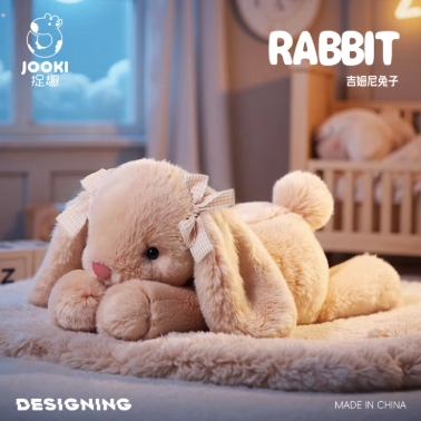 35CM Cute Rabbit Stuffed Plush Toy Long Ear Easter Bunny Soft Plushies Doll Sleeping Bedroom Decor Baby Girls Birthday Kid Gifts