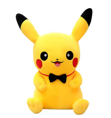 Big Size 80cm Pikachu Plush Toy Kawaii Anime Yellow Elf Plush Doll Soft Stuffed Cartoon Doll Birthday Gift for Kids Girl