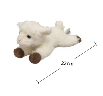 Sheep Plush Toys Standing/Lying Sheep Stuffed Doll 20cm Simulated Animal Toys Home Decor Toys Creative Birthday Surprise Gifts